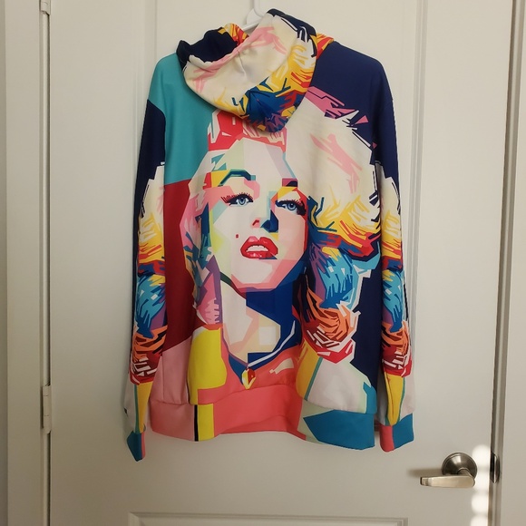 MARILYN MONROE HOODIE SIZE LARGE - Picture 5 of 6